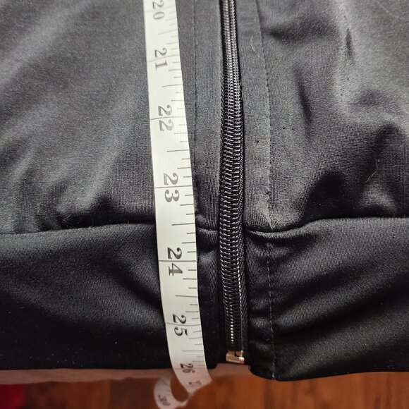 Adidas Track Jacket Black Hot Pink Full Zip Long Sleeve W/ Pockets Women' Size M - Picture 7 of 9